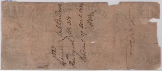 Canadian provinces 2 Dollars, 1835 reverse