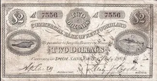 Canadian provinces 2 Dollars, 1881-1884 obverse