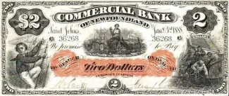 Canadian provinces 2 Dollars, 1888 obverse