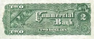 Canadian provinces 2 Dollars, 1888 reverse