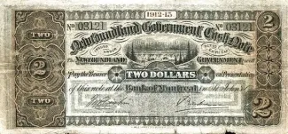 Canadian provinces 2 Dollars, 1910-1913 obverse