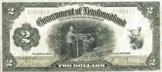 Canadian provinces 2 Dollars, 1920 obverse