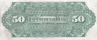 Canadian provinces 50 Dollars, 1888 reverse