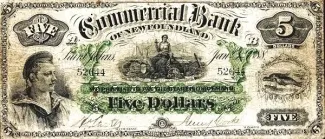 Canadian provinces 5 Dollars, 1888 obverse