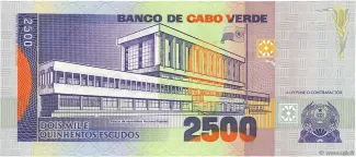 Cape Verde 2.500 Escudos, 1989 reverse