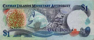 Cayman Islands 1 Dollar - Elizabeth II, 1998-2001 reverse