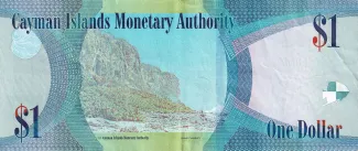 Cayman Islands 1 Dollar, 2018 reverse
