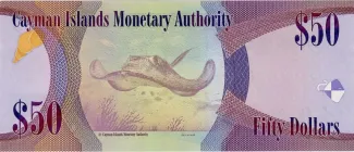 Cayman Islands 50 Dollars - Elizabeth II, 2010-2018 reverse