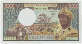 Central African Republic 1.000 Francs, 1978 image