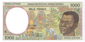 Central African States 1.000 Francs, 2002 image