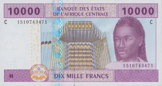 Central African States 10.000 Francs, 2019 image