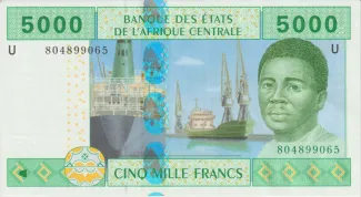 Central African States 5.000 Francs, 2019 image