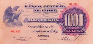Chile 1.000 Pesos, 1929 image