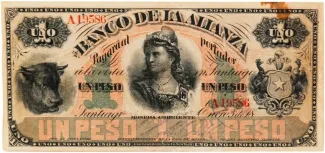 Chile 1 Peso, 1879 obverse