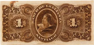Chile 1 Peso, 1879 reverse