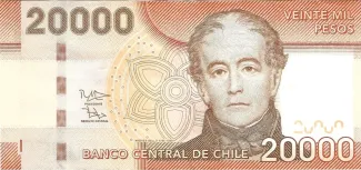 Chile 20.000 Pesos, 2022 image