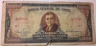 Chile 50 Escudos, 1960 image