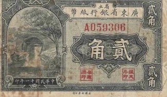 Kwangtung Province 20 Cents, 11 obverse