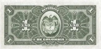 Colombia 1 Peso Oro, 1915 reverse