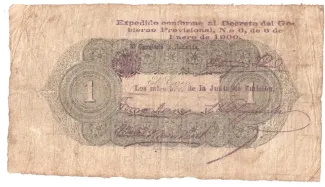 Colombia 1 Peso, 1873-1900 reverse
