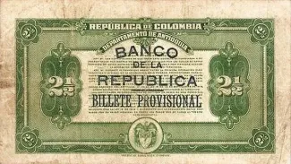 Colombia 2.5 Pesos, 1923 reverse