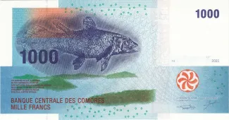 Comoro Islands 1.000 Francs, 2005-2020 obverse