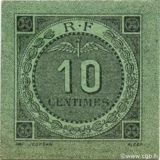 Constantine, Department of 10 Centimes, 1916 reverse