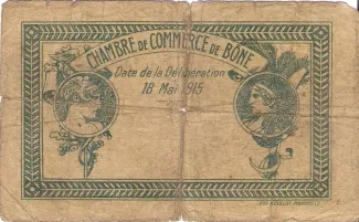 Constantine, Department of 1 Franc, 1915-1920 reverse