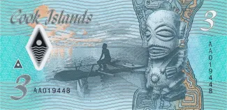 Cook Islands 3 Dollars, 2021 reverse