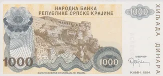 Croatia 1.000 Dinara, 1994 image