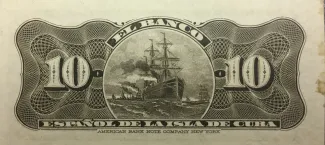 Cuba 10 Centavos, 1897 reverse