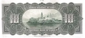 Cuba 10 Dollars, 1905 P-68 reverse