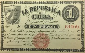 Cuba 1 Peso, 1869 image