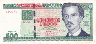 Cuba 500 Pesos, 2019 obverse