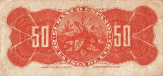 Cuba 50 Centavos, 1896 P-46 reverse