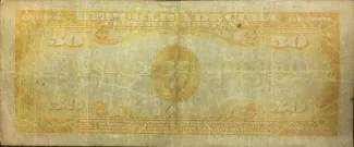 Cuba 50 Pesos, 1934-1948 reverse