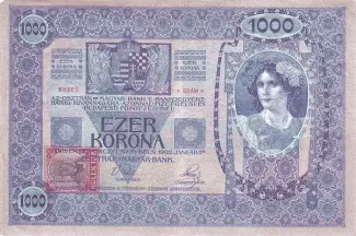 Czechoslovakia 1.000 Korun, 1919 obverse