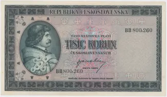 Czechoslovakia 1.000 Korun, 1945 image