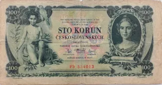 Czechoslovakia 100 Korun, 1931 obverse