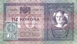 Czechoslovakia 10 Korun, 1919 obverse