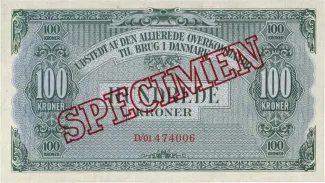 Denmark 100 Kroner, 1945 obverse