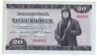Denmark 20 Krónur, 1986-1988 (1987-1988) obverse