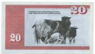Denmark 20 Krónur, 1986-1988 (1987-1988) reverse