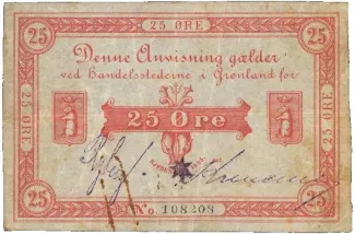 Denmark 25 Øre, 1905 P-4 obverse