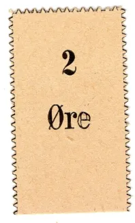 Denmark 2 Øre, 1910-1926 obverse