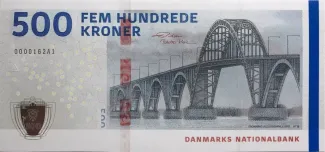 Denmark 500 Kroner, 2019-2022 (2020-2022) obverse