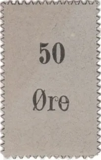 Denmark 50 Øre, 1910-1926 obverse