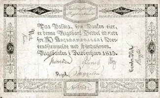 Denmark 50 Rigsbankdaler, 1813 obverse