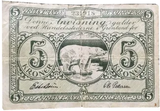Denmark 5 Kroner, 1945 obverse