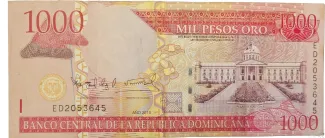 Dominican Republic 1.000 Pesos, 2006-2010 obverse